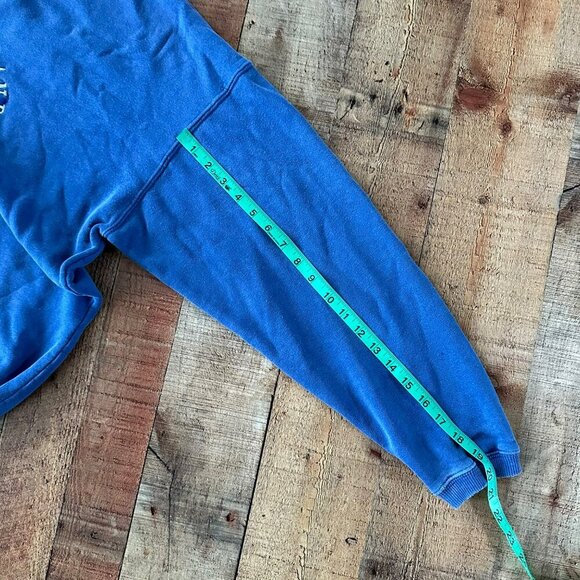 Vintage Men’s size Medium Marco Island Blue Crewneck Pullover Sweatshirt - Picture 12 of 15